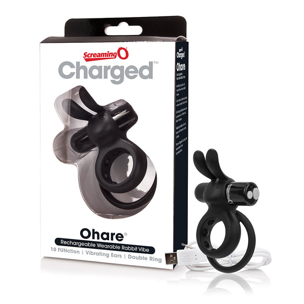 Ohare Vooom Vibrating Couples Penis Ring with Rabbit Ears