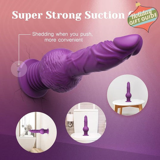 Drill Me Thrusting Vibrating Silicone Dildo by Tracy's Dog