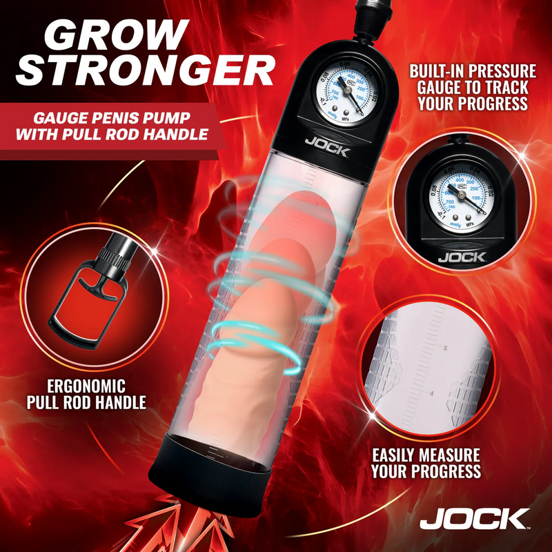 Advanced Pump Up Gauge Penis Pump