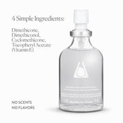 UberLube Premium Silicone Lubricant 50 ml comes in a clear glass bottle with a pump dispenser. It contains just four ingredients: Dimethicone, Dimethiconol, Cyclomethicone, and Tocopheryl Acetate (Vitamin E). No scents or flavors.
