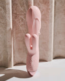 Elora Dual Motor Rabbit Vibrator with Double Teasers - Pale Pink
