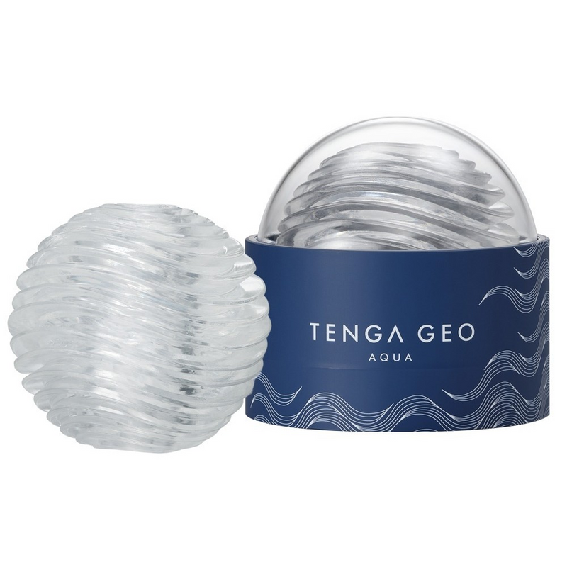 Tenga Geo Aqua Flexible Wave Textured Masturbator