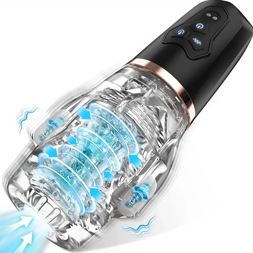 The Male Rose 2 Powerful Sucking & Vibrating Masturbator