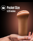 EnLust Molly Realistic Pocket Pussy Stroker with AI Image Gallery - Caramel