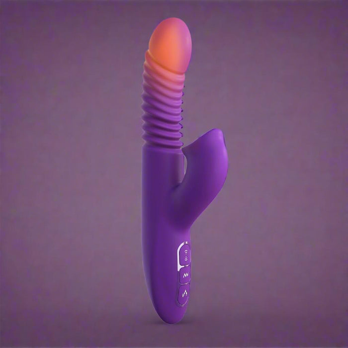 Fantasy For Her Thrusting Warming Rabbit with Clitoral Stimulating Tongues