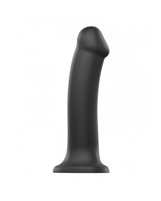 Strap-On-Me Semi-Realistic XL Silicone Dildo - Black