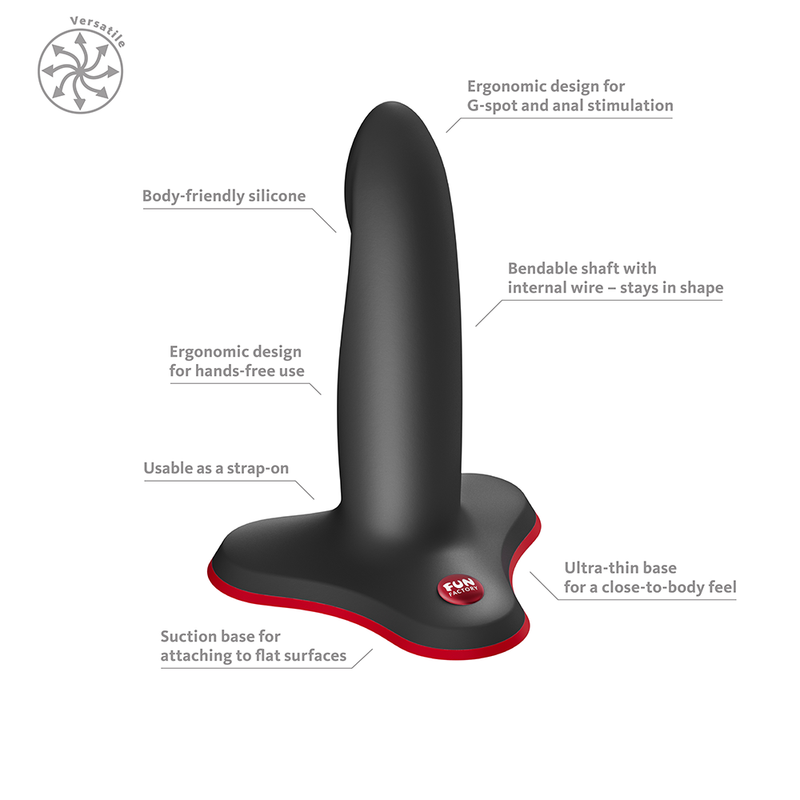 Fun Factory Limba Flex Small Bendable 5 Inch Beginner Dildo