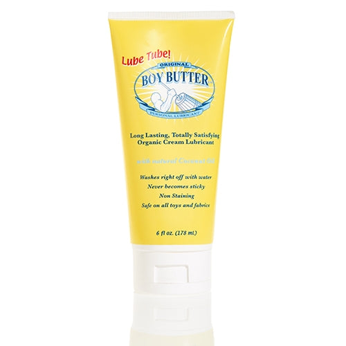 Boy Butter Original Oil Based Lubricant with Coconut Oil 6 oz tube