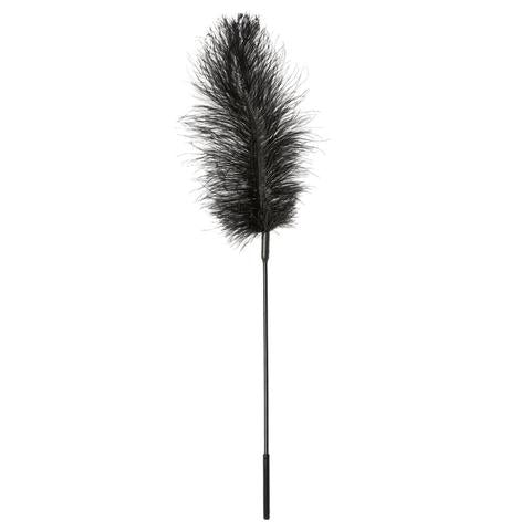 Sportsheets Black Ostrich Feather Tickler