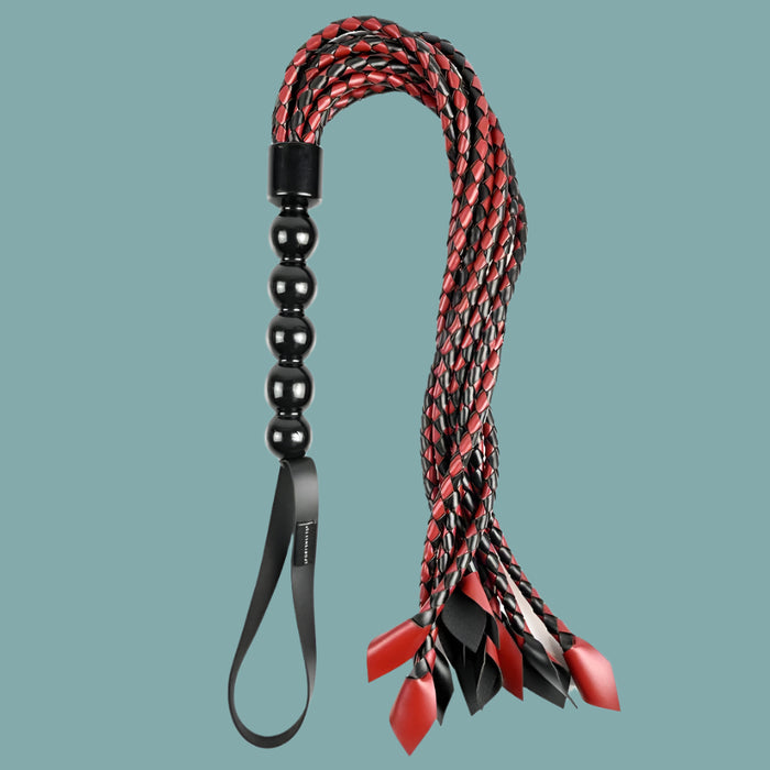 Saffron Braided Flogger by Sportsheets