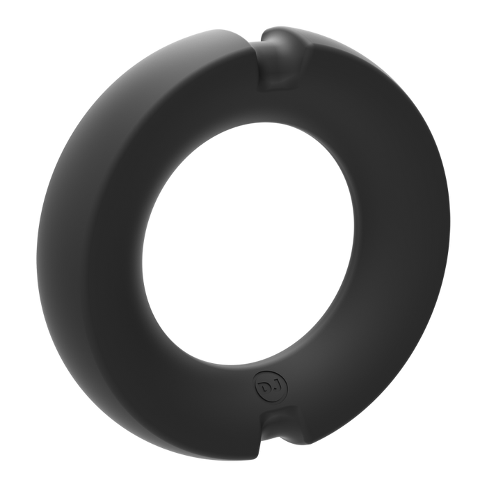 The Paradox Silicone-Covered Metal Cock Ring 35mm Black