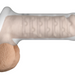 Jacked Up Penis Extender with Ball Strap - Clear