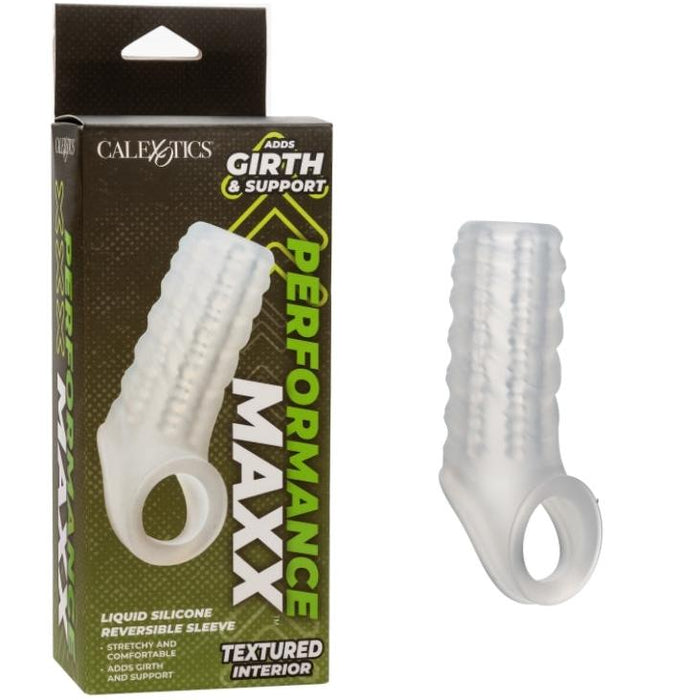 Performance Maxx Liquid Silicone Reversible Clear Penis Sleeve