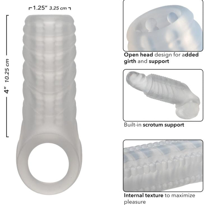 Performance Maxx Liquid Silicone Reversible Clear Penis Sleeve