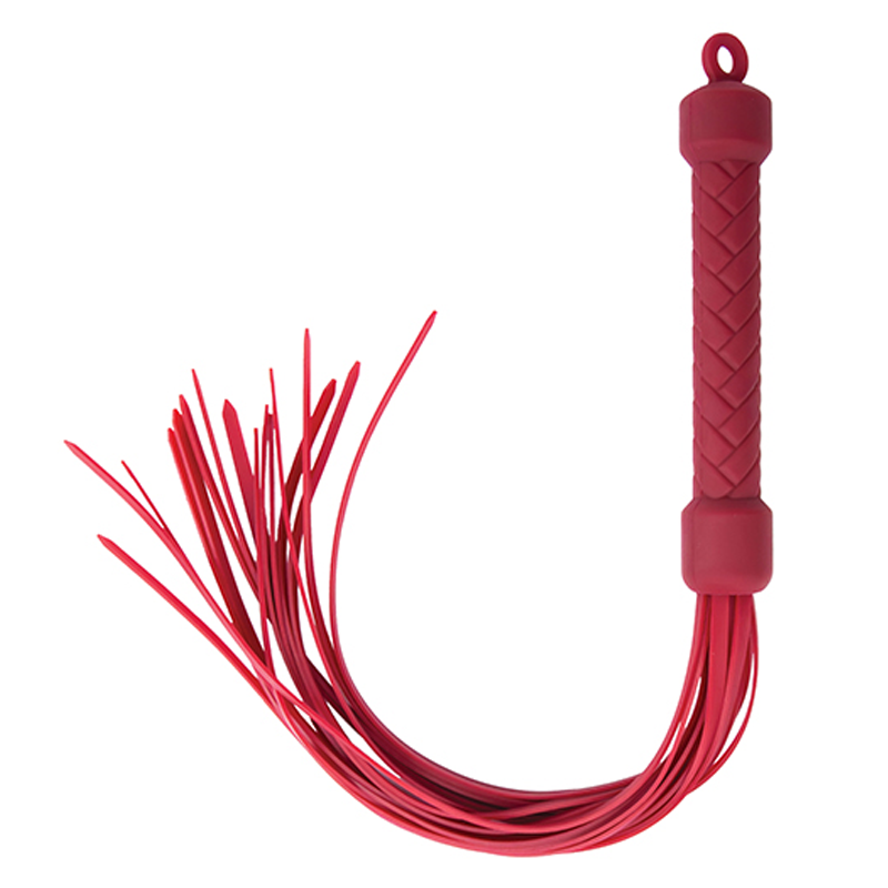 Temptasia Ardor - Silicone Flogger - Red