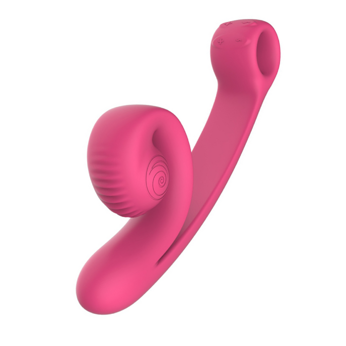 Snail Vibe Curve Ultra Powerful 2 Motor Dual Stimulating Vibrator - Pink