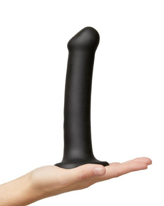 Strap-On-Me Semi-Realistic XL Silicone Dildo - Black