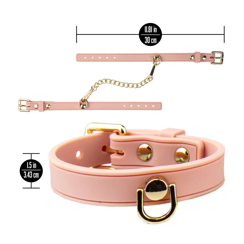 Temptasia Ardor - Silicone Wrist & Ankle Restraints - Pink