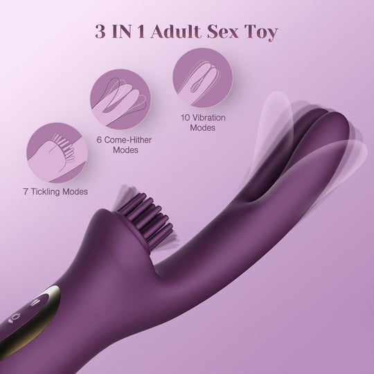 Elatia G-Spot Stroking & Clit Tickling Rabbit Vibrator by Tracy's Dog