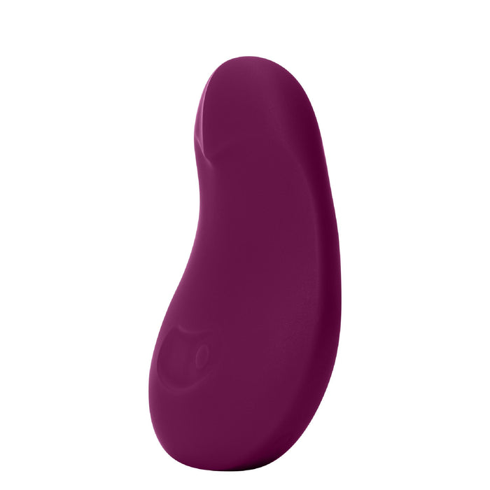 Dame Pom Hand Held Flexible Silicone Vibrator - Plum