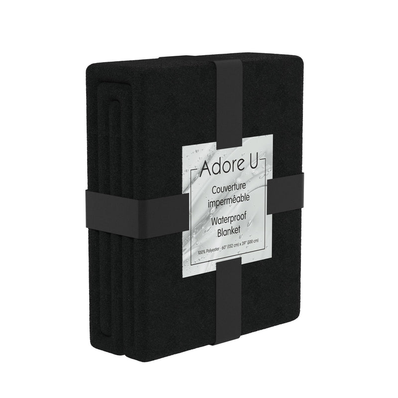Adore U - Waterproof Blanket - Black