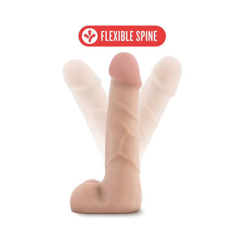 X5 Plus Realistic 7 Inch Posable Dildo with Balls