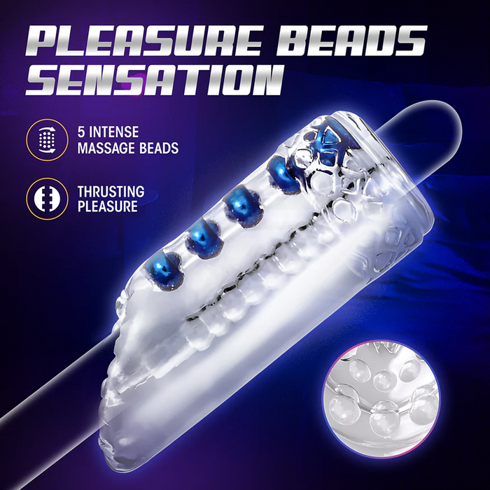 M for Men Sexy Snatch Pussy Masturbator - Clear