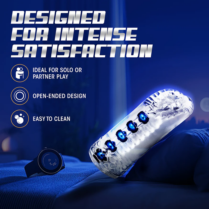 M for Men Sexy Snatch Pussy Masturbator - Clear