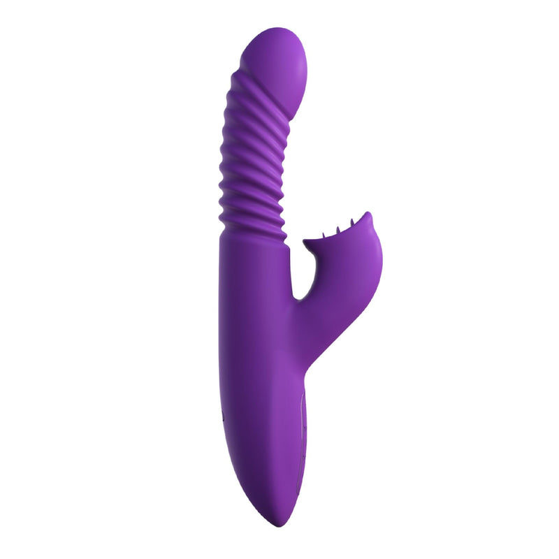 Fantasy For Her Thrusting Warming Rabbit with Clitoral Stimulating Tongues