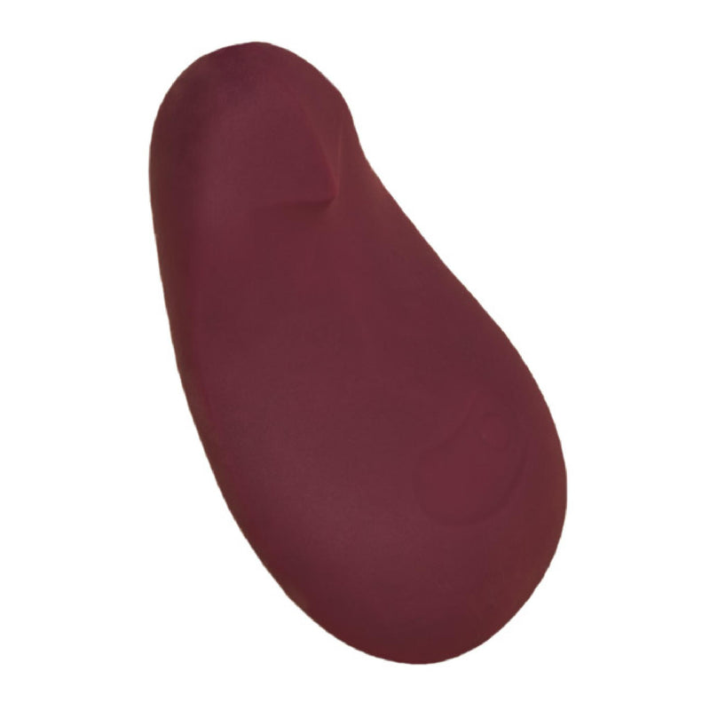 Dame Pom Hand Held Flexible Silicone Vibrator - Plum