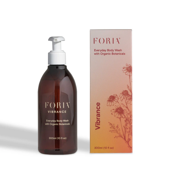 FORIA Vibrance Everyday Body Wash with Organic Botanicals 300ml / 10oz