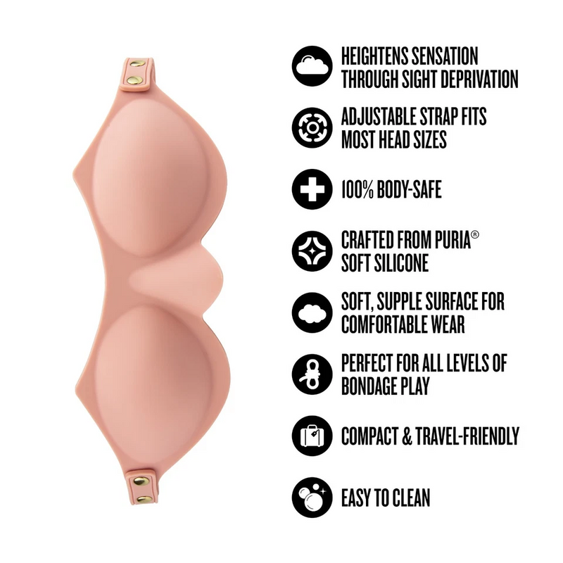 Temptasia Ardor - Silicone Blindfold - Pink