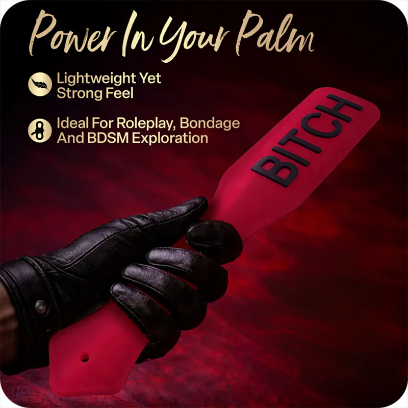 Temptasia Ardor - Silicone Bitch Paddle - Red