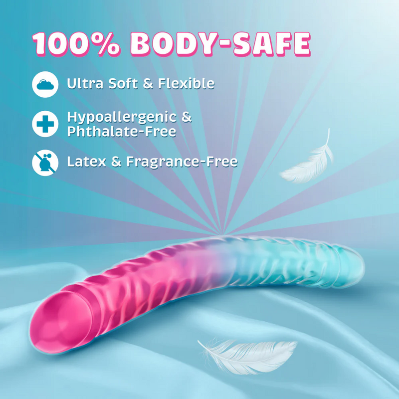 B Yours Candy Papi 17.75-Inch Double-Ended Dildo