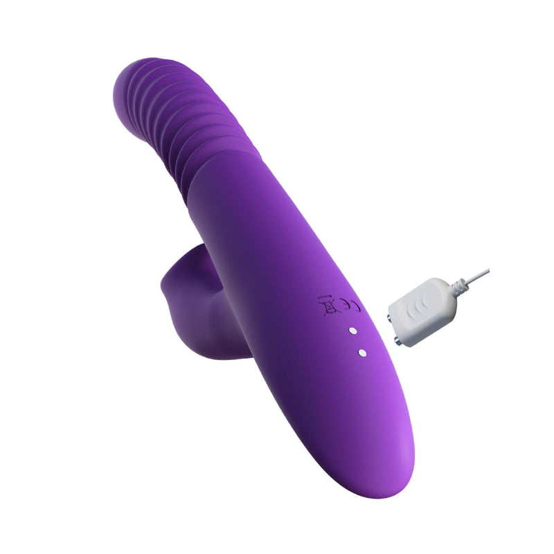 Fantasy For Her Thrusting Warming Rabbit with Clitoral Stimulating Tongues