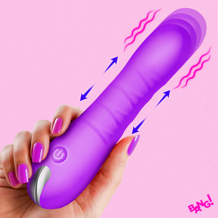 Bang! Thrusting Silicone Vibrating Dildo