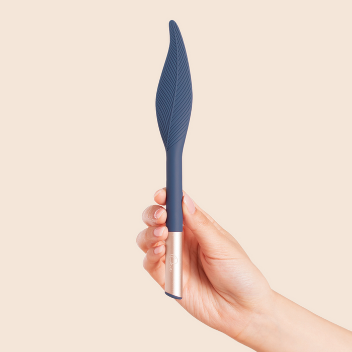 The Feather Vibrating Silicone Tickler
