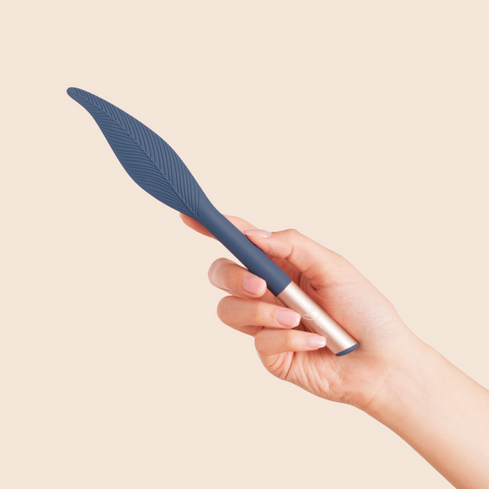 The Feather Vibrating Silicone Tickler