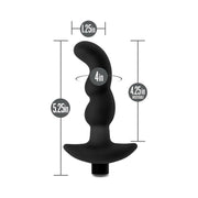 Anal Adventures Tall Silicone Vibrating Prostate Massager