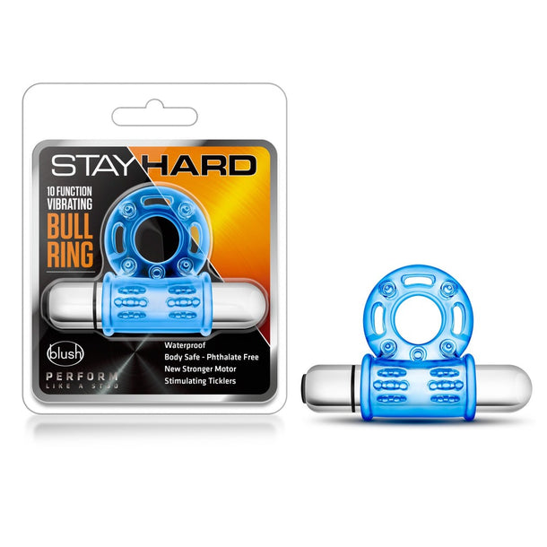 Stay Hard 10 Function Vibrating Cock Ring