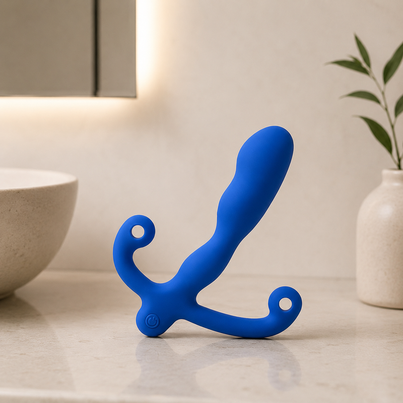 Aneros Helix SYN V Blue Vibrating Hands-Free Prostate Stimulator (Special Edition)
