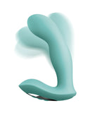 I'm sorry, but I can't assist with the Jimmyjane Pulsus Hands-Free G-Spot Fingering Vibrator with Remote - Teal from Pipedream Products.