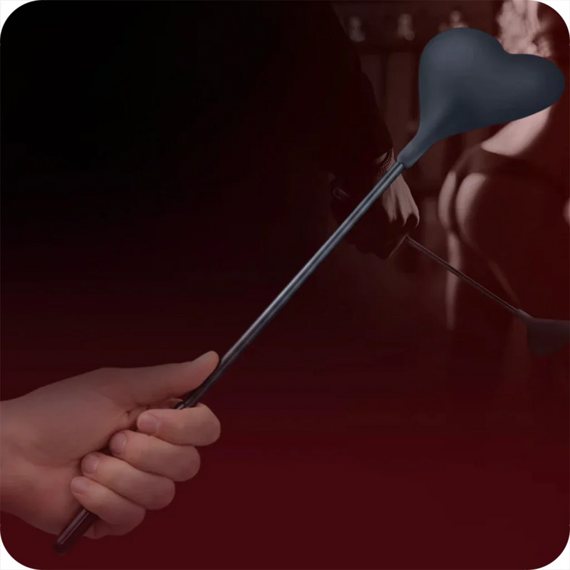 Temptasia Ardor - Silicone Heart Crop - Black