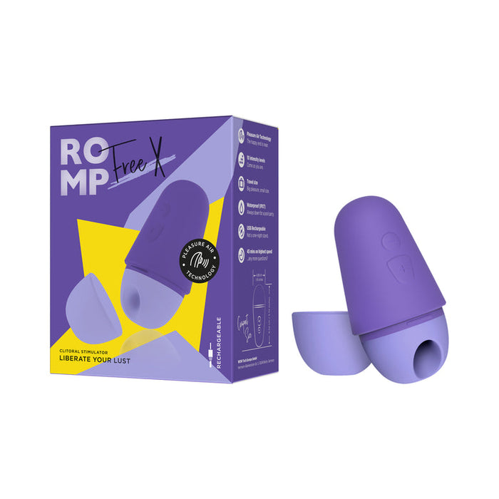 Romp Free X Beginner's Pleasure Air Clitoral Stimulator with Lid