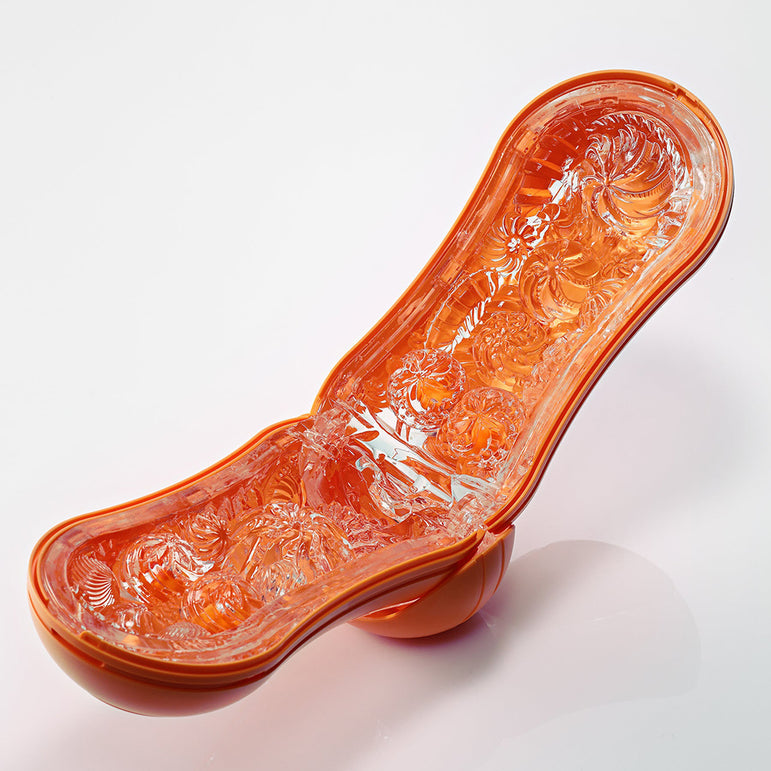 Tenga Flip Orb Adjustable Masturbator - Sunset Orange