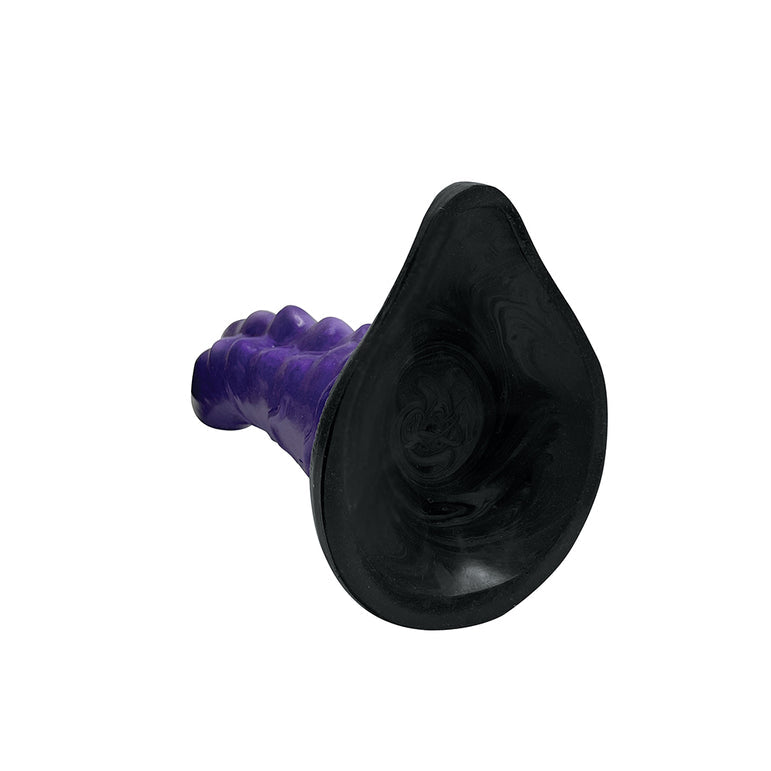 Orion Invader Veiny Space Alien Metallic Purple Silicone Dildo