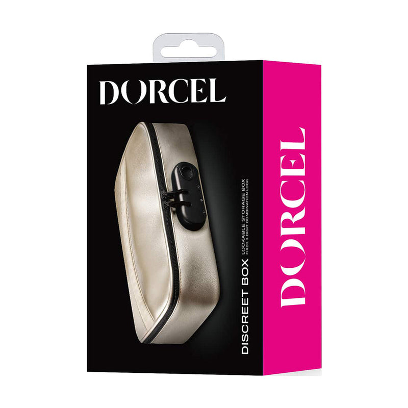 Dorcel Lockable Discreet Storage Box - Gold