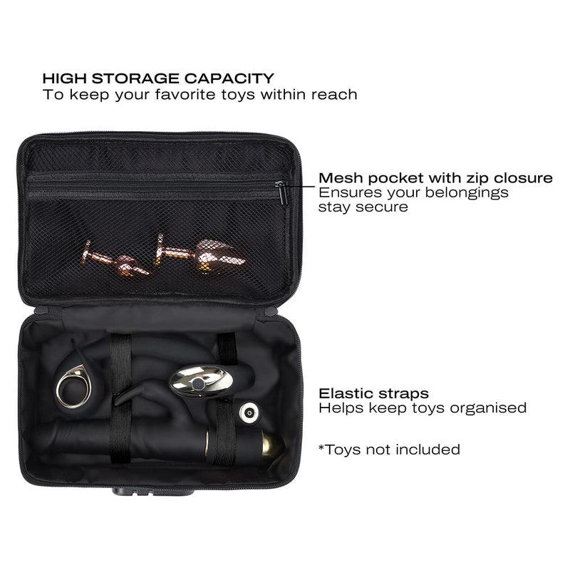 Dorcel Lockable Discreet Storage Box - Gold