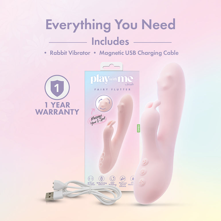 Fairy Flutter G-Spot Massaging Rabbit Vibrator