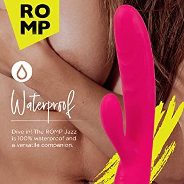 Romp Jazz Rechargeable Silicone Rabbit Vibrator